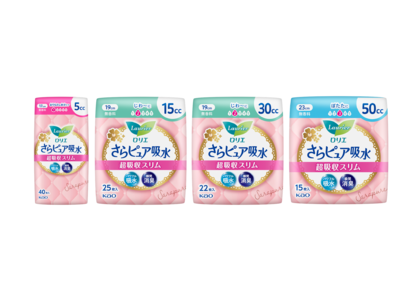 スリムなのに高い吸水力　女性の生理現象に一生涯寄り添う「ロリエ」から　『ロリエ　さらピュア吸水　超吸収スリム』新発売