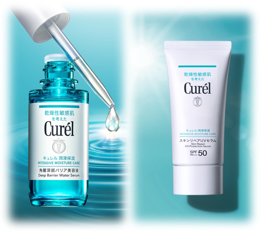 敏感肌化粧品市場No.1*1の「Curel（キュレル）」から、新技術*2を搭載した「角層深部バリア美容液」と「スキンリペアUVセラム」を発売