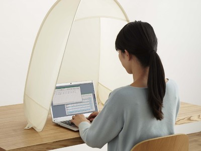 手軽に在宅ワークに集中できる空間を設置　テント型集中ブース「アットパット」を発売