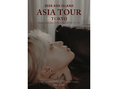 ASH ISLAND(アッシュアイランド) 新アルバムを引っ提げての来日公演『2026 ASH ISLAND ASIA TOUR in TOKYO』開催決定