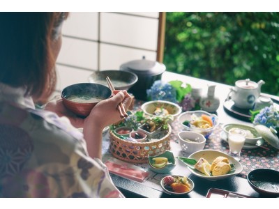 涼を求め里山へ。一日のはじまりに滋味あふれる朝食を　～黒川温泉 ”朝食の逸品”美食の旅～