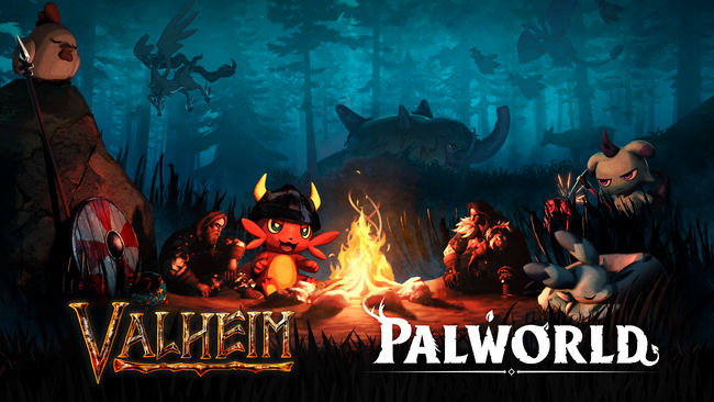 『パルワールド』と探検サバイバルクラフトゲーム『Valheim』のコラボバンドルがSteamで本日発売！セット購入で10%OFF！