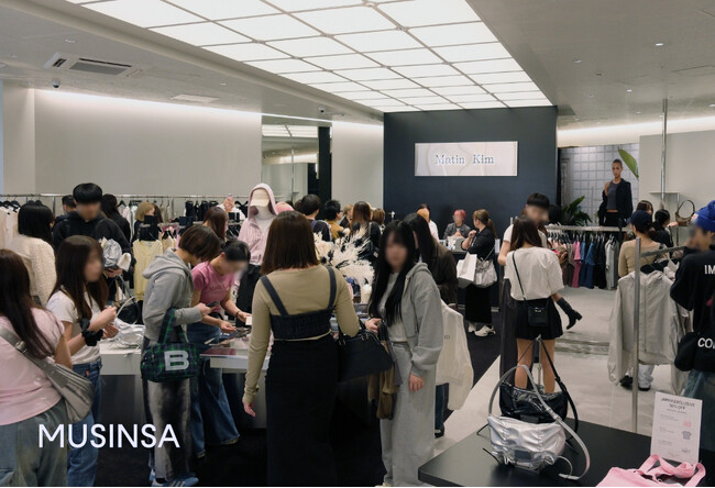 MATIN KIM渋谷店、オープンから4日で4000人が来店。MUSINSAによる日本初の店舗が好調スタート！