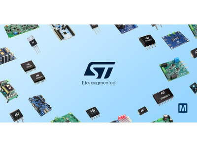 マウザー、STMicroelectronicsの最新製品の取り扱いを開始