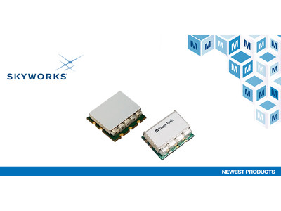 マウザー、Skyworks Solutionsの工業用セラミックバンドパスフィルタの取り扱いを開始