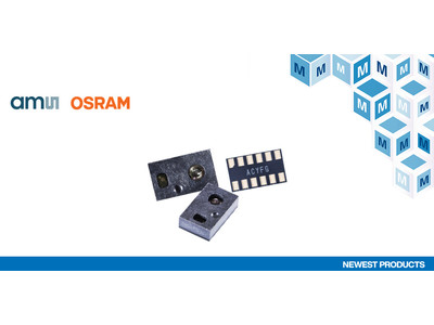 マウザー、ams OSRAMのTMF8820、TMF8821、およびTMF8828マルチゾーンToFセンサーの取り扱いを開始