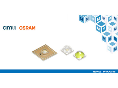 マウザー、ams OSRAMの「OSLON(R) UV 6060」と「OSLON(R)最適ディープブルーと園芸用白色LED」の取り扱いを開始