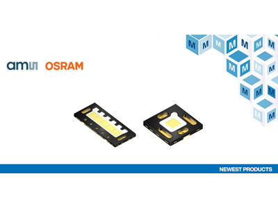 マウザー、ams OSRAMの自動車外装照明用高効率「OSLON(R)ブラックフラットX LEDデバイス」の新規取り扱いを開始