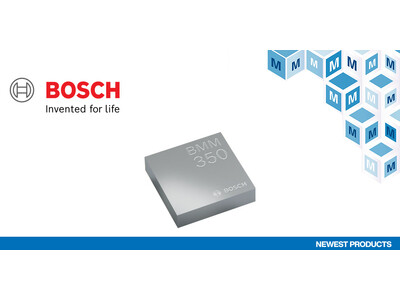 マウザー、Boschの「BMM350高性能磁力計」の取り扱いを開始 企業