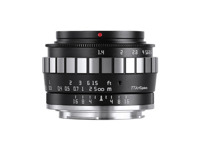 銘匠光学 ミラーレスカメラ用交換レンズ TTArtisan 23mm f/1.4 C ブラック × シルバー 発売