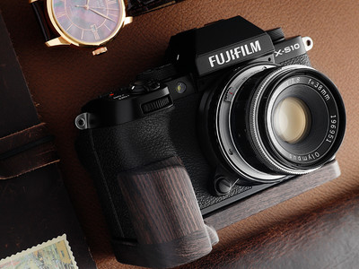 SHOTEN カメラウッドグリップ SONY α7C 用 と FUJIFILM X-S10 用 発売