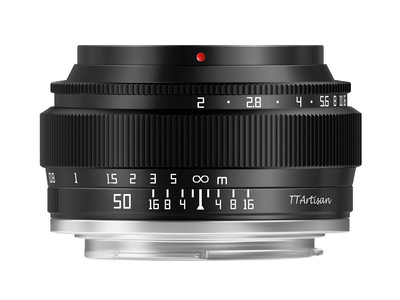 銘匠光学、フルサイズ対応の小型レンズ「TTArtisan 50mm f/2」 発売