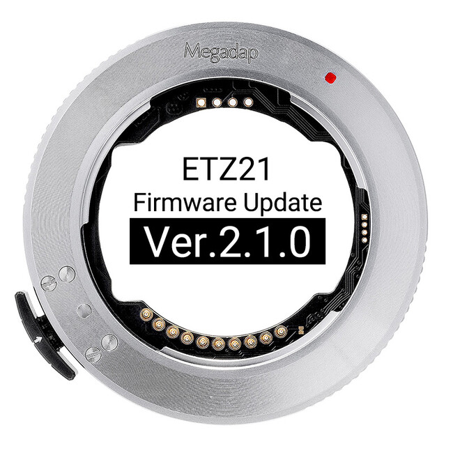 Megadap ETZ21 t@[EFAAbvf[gFVer.2.1.0 J