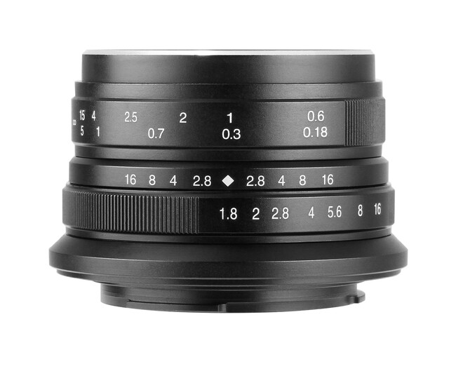 H 7Artisans 25mm F1.8 jRZ APS-C ubN 
