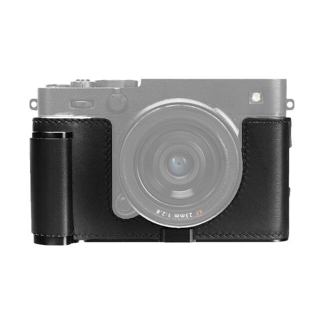 予備SDカードも締め付けプレートも、ケース内にすっきり収納。cam-in、富士フイルム X-E5用レザーカメラケース「LCP-053」登場