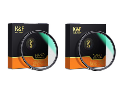 K&F Concept NANO-Xシリーズ ブラックディフュージョン 1/1 、1/2 フィルター 発売