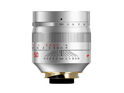 銘匠光学 TTArtisan 50mm f/0.95 ASPH Mマウント シルバー 発売