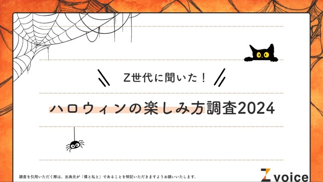 Z世代は「自宅ハロウィン」派！ハロウィンの楽しみ方に関する意識調査を実施