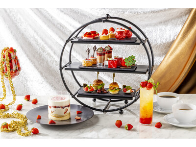 いちごとチョコレートのアフタヌーンティー“幸運の始まり”  一瞬のとろける贅沢パンケーキ