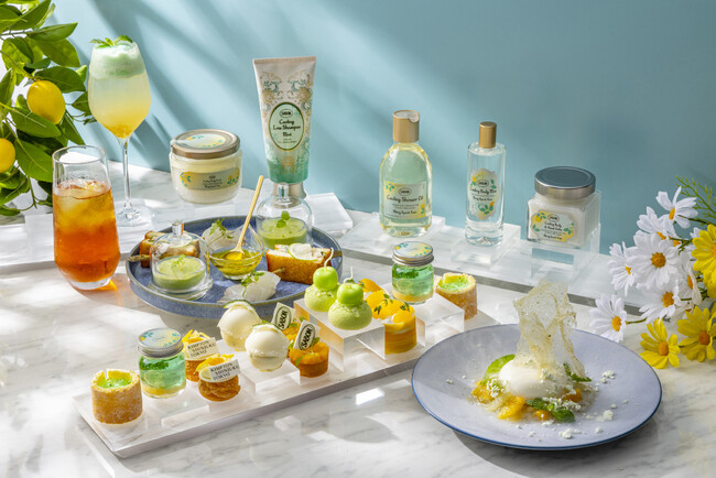 キンプトン新宿東京×SABON「ミンティスパーク・ユズ」 のコラボレーションアフタヌーンティーが登場！ ミント、柚子、マンゴー、青りんごなどが彩る夏季限定スイーツ