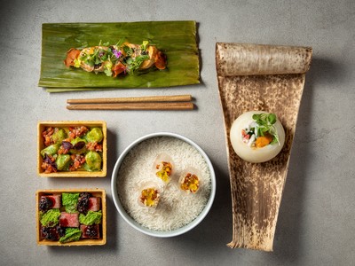 キンプトン新宿東京で味わう、4月の新・限定ディナーコースメニュー「ラブ・アース」のご案内