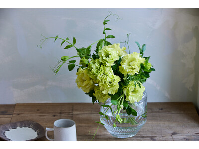 【青山フラワーマーケット】最新の花の消費トレンドを取り入れた商品開発の共同プロジェクトを発足。第一弾として、リシアンサス「シトロンヴェール」を3月1日から販売開始