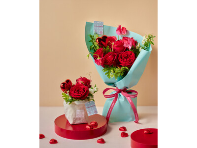 バレンタインに花を贈る男性が増加中。青山フラワーマーケットが提案する限定フラワーギフト！