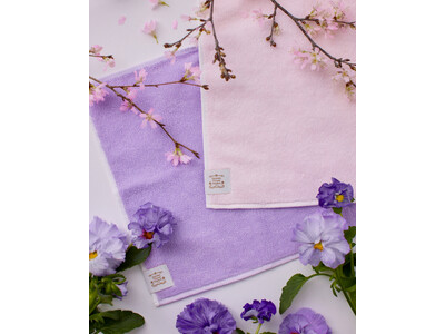 【青山フラワーマーケット】産地で役目を終えた枝や花をアップサイクルした、植物染めシリーズ「hanairo」が誕生。第一弾は旬の花の色を移したタオルハンカチ。