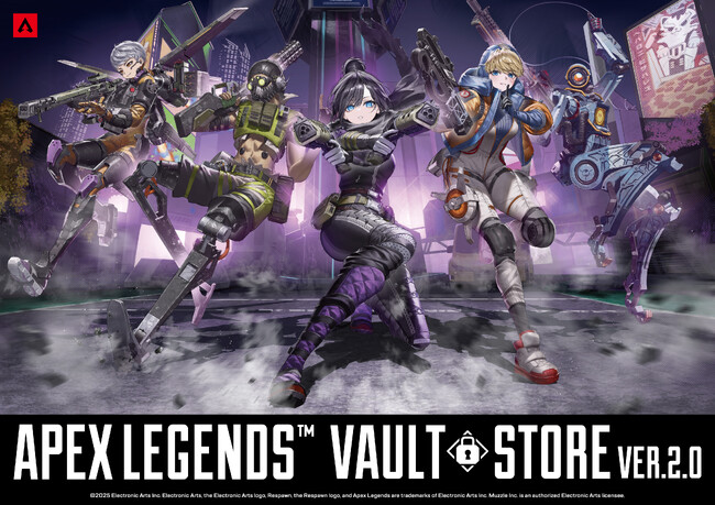 美麗な描き起こしイラストのグッズが勢揃い！「APEX LEGENDS(TM) VALT STORE」がパワーアップしてロフトで開催決定！