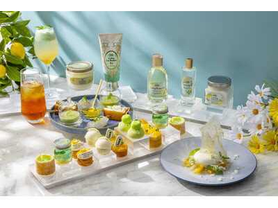 SABONの人気コレクションとキンプトン新宿東京のコラボレーション「Minty Spark Yuzu Cooling Afternoon Tea」を期間限定で開催