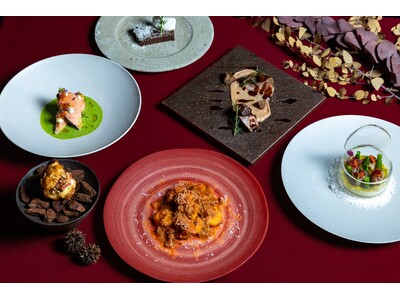秋の味覚を鮮やかに味わう！ライフスタイルホテル「THE LIVELY 福岡博多」にて、和の食材と器で楽しむ“和×イタリアン”の秋季限定コースメニューが９月２日（火）より登場