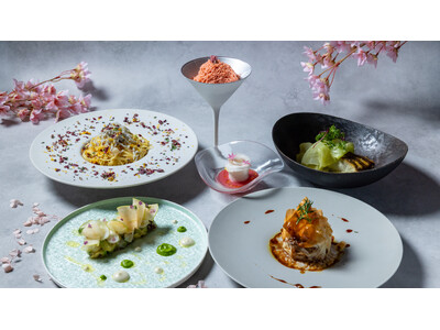 「THE LIVELY 福岡博多」の非日常空間で味わう春の味覚！和の食材と器で楽しむ“和×イタリアン”の春季限定コースメニューが3月3日(火)より登場