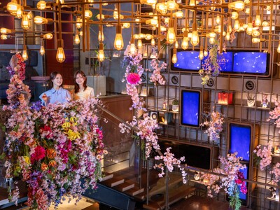 ライフスタイルホテル「THE LIVELY 福岡博多」に、宿泊者以外も楽しめるフラワーアートが登場！花見アフタヌーンティーや期間限定ドリンクも味わえる春季限定企画“HANA Me”を開催