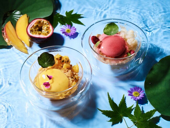 涼やかな口どけと多彩な食感を楽しむ！ライフスタイルホテル「THE LIVELY 大阪本町」にて、フレンチシェフが手掛ける、水信玄餅×グラニテの和洋ハイブリッドスイーツが6/1より登場