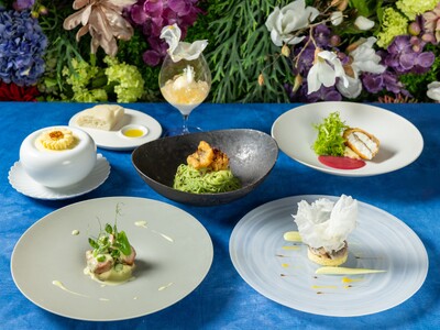 「THE LIVELY 福岡博多」の非日常空間で味わう夏の味覚！和の食材と器で楽しむ“和×イタリアン”の夏季限定コースメニューが6月2日（火）より登場