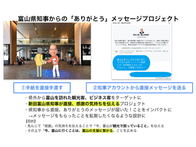 3/8（金）富山駅にて富山県知事による、お出迎えプロジェクトを実施します！