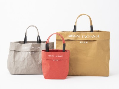 【A|X アルマーニ エクスチェンジ】紙のショッピングバッグがおしゃれに変身？軽くて持ちやすい新作バッグが登場！