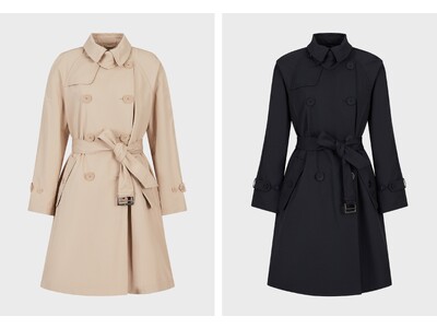 【エンポリオ アルマーニ】 エンポリオ アルマーニから春先アウターの定番、トレンチコートが登場しました！