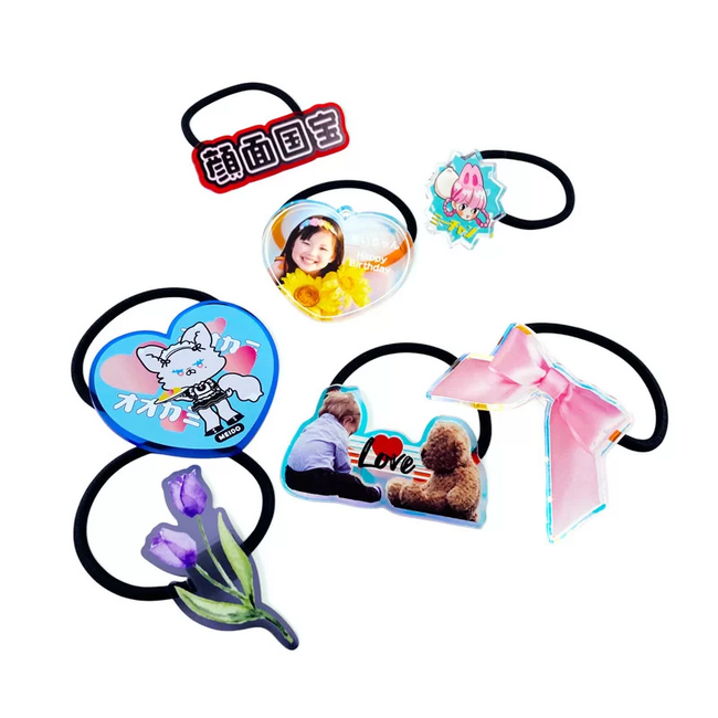 プレスリリース「ME-Qの「オリジナルアクリルヘアゴム」が登場！自分だけのデザインで1個から作成可能（2025/04/15）」のイメージ画像