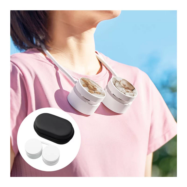プレスリリース「ME-Qの折りたたみネックUSBファンが新登場！名入れ＆フルカラー印刷で1個から作成可能！（2025/06/26）」のイメージ画像