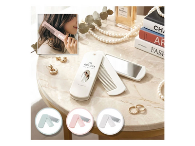 ME-Qから「ミラー付折りたたみコーム」印刷サービスが新登場！1個から両面フルカラーで作成可能（2026...