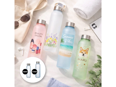 ME-Qから「目盛り付フロストボトル」オリジナル制作が新登場！1個からフルカラー印刷で小ロット対応（2026/02/12）