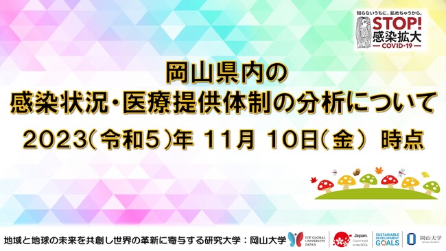 【岡山大学】岡山県内の感染状況・医療提供体制の分析について（2023年11月10日現在）