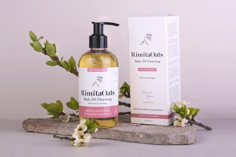 サウナと相性抜群！オイルで洗う新感覚。注目成分オーツ麦とシーバックソーン配合のRimita Greenボディクレンジングオイルを取扱い開始