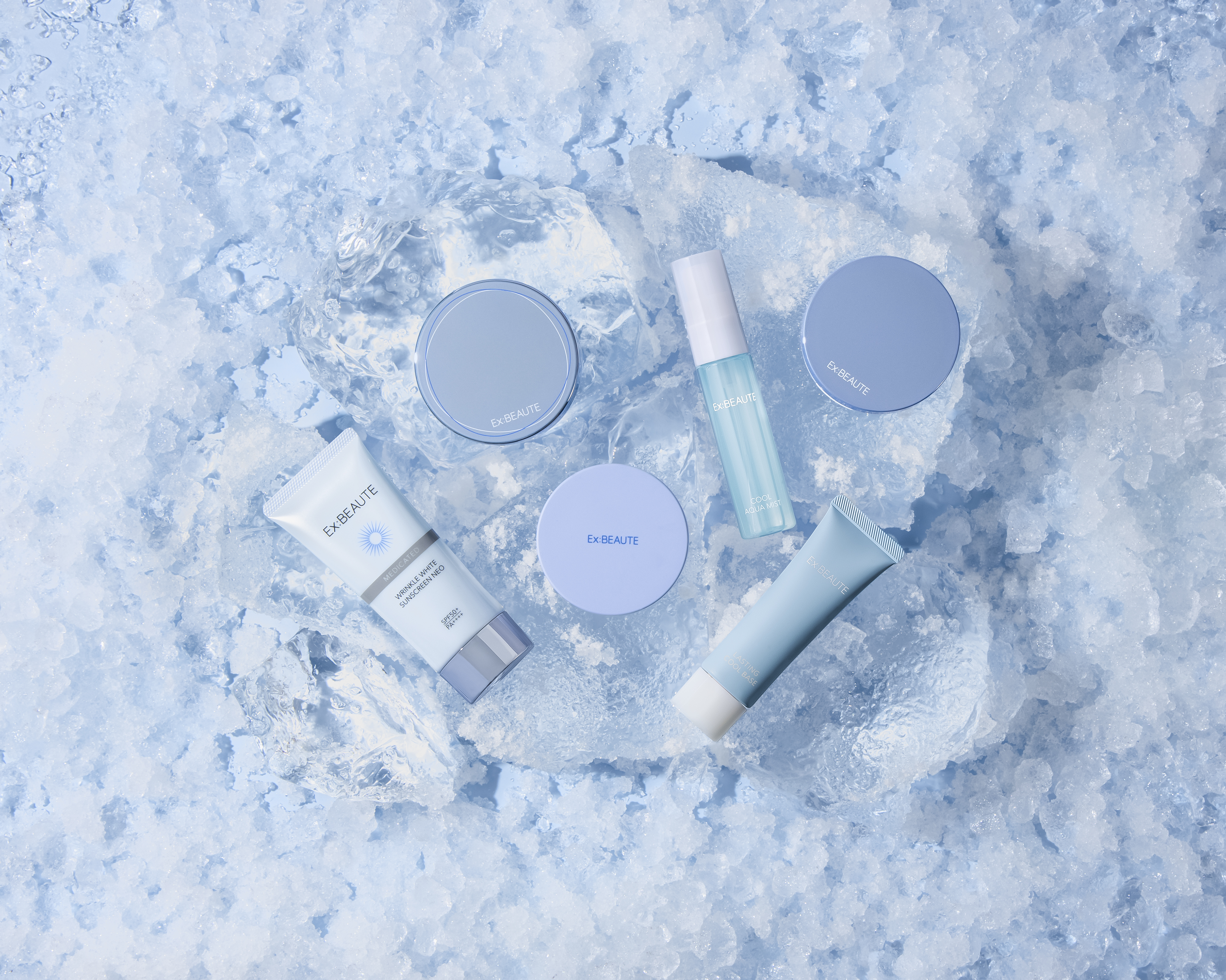 エクスボーテ　冷感クールシリーズ累計販売個数90万個突破目前！ 「クールフィットカバーパウダー」を筆頭に、夏の必需品として定番化