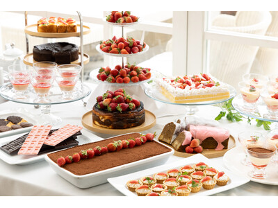 【広島・八丁堀】苺とショコラ、春風そよぐ屋上ガーデンで「ストロベリー＆チョコレート アフタヌーンティー」福屋八丁堀本店にて開催