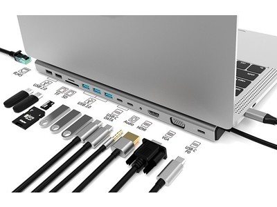 業界最多クラスの14ポート搭載USB Type-Cドッキングステーションを6月１日販売開始