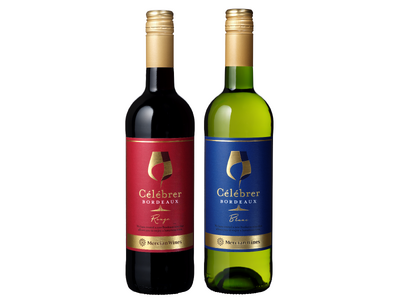 「Mercian Wines（メルシャン・ワインズ）　セレブレ　ボルドー　ルージュ／ブラン」 8月27日（火）新発売