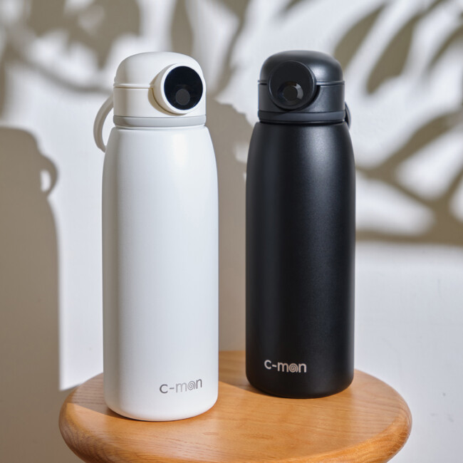 指紋認証ロック機能付きスマートボトル「c-mon」に大容量1,000mlが新登場