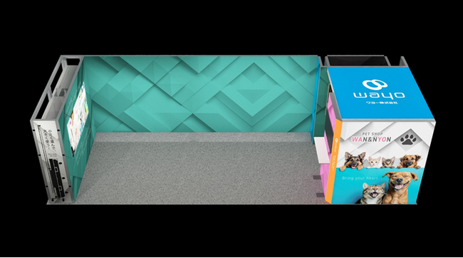 小さく運んで空間をデザイン!「アルミキューブ」×「大型LEDビジョン」で魅せる!!【風洛 FU-RAKU（ふうらく）】2026年3月発売